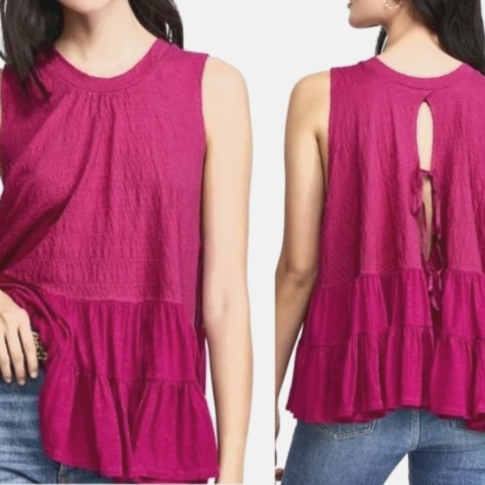 NEW Free People Pink sleeveless  top NWT small